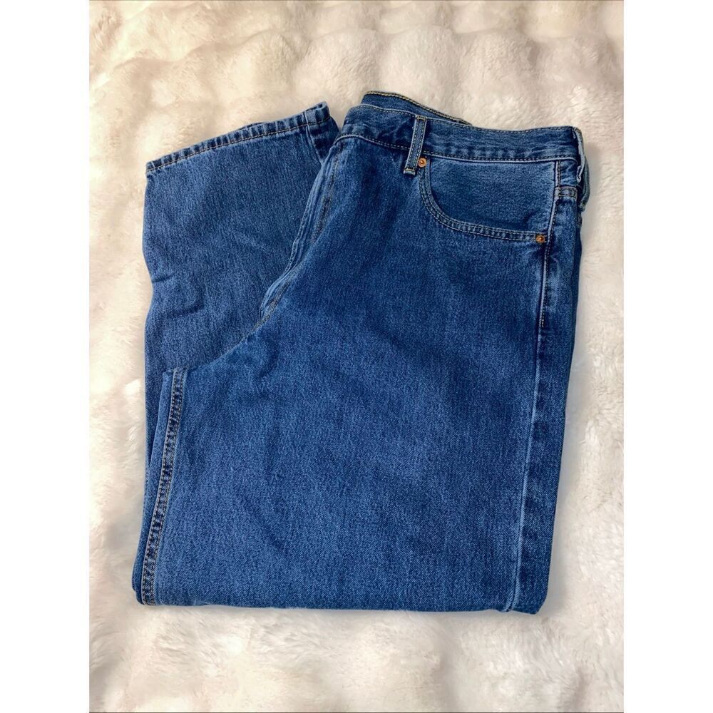 Men's Levi's Strauss 550 Relaxed Fit Denim Blue Jeans 44x29 Medium Wash - Picture 8 of 8